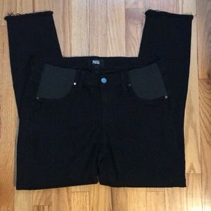 Black Paige maternity jeans